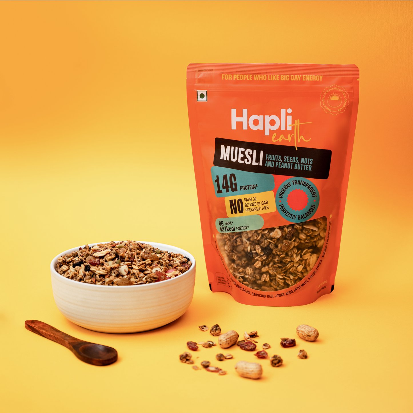 Fruits-Nuts-Seeds + Peanut Butter Muesli