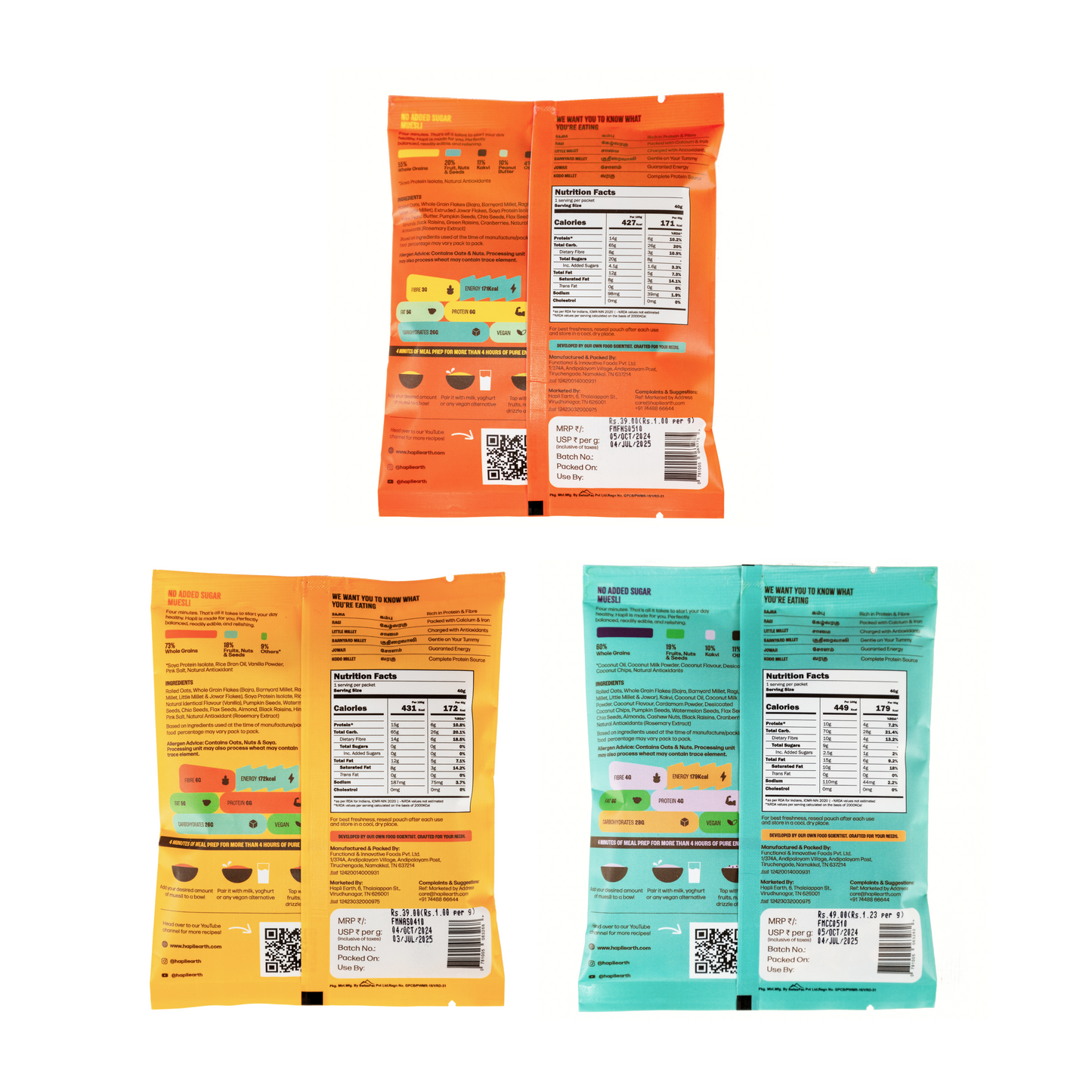 Six Millets Muesli Trial Pack